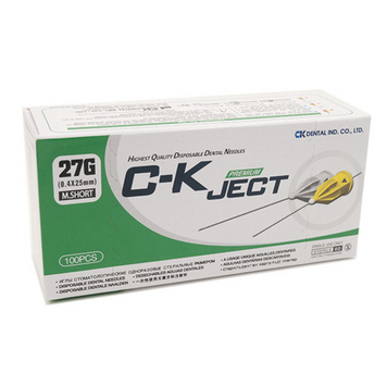 C-K JECT голки карпульні стоматологічні, європейський стандарт. C-K DENTAL 0.3*25мм 708 фото